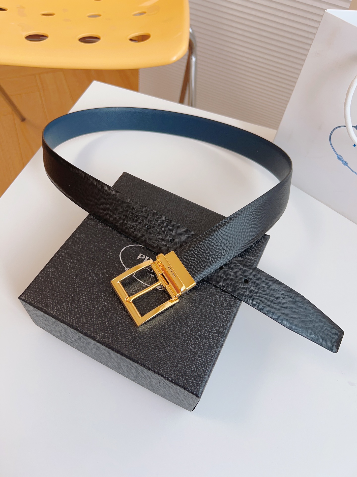 Prada Leather Belt M