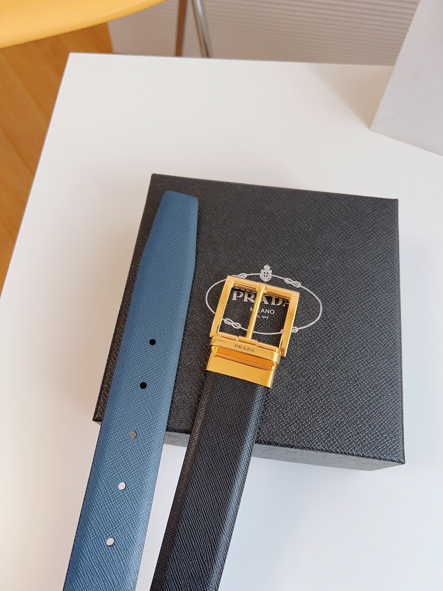 Prada Leather Belt M