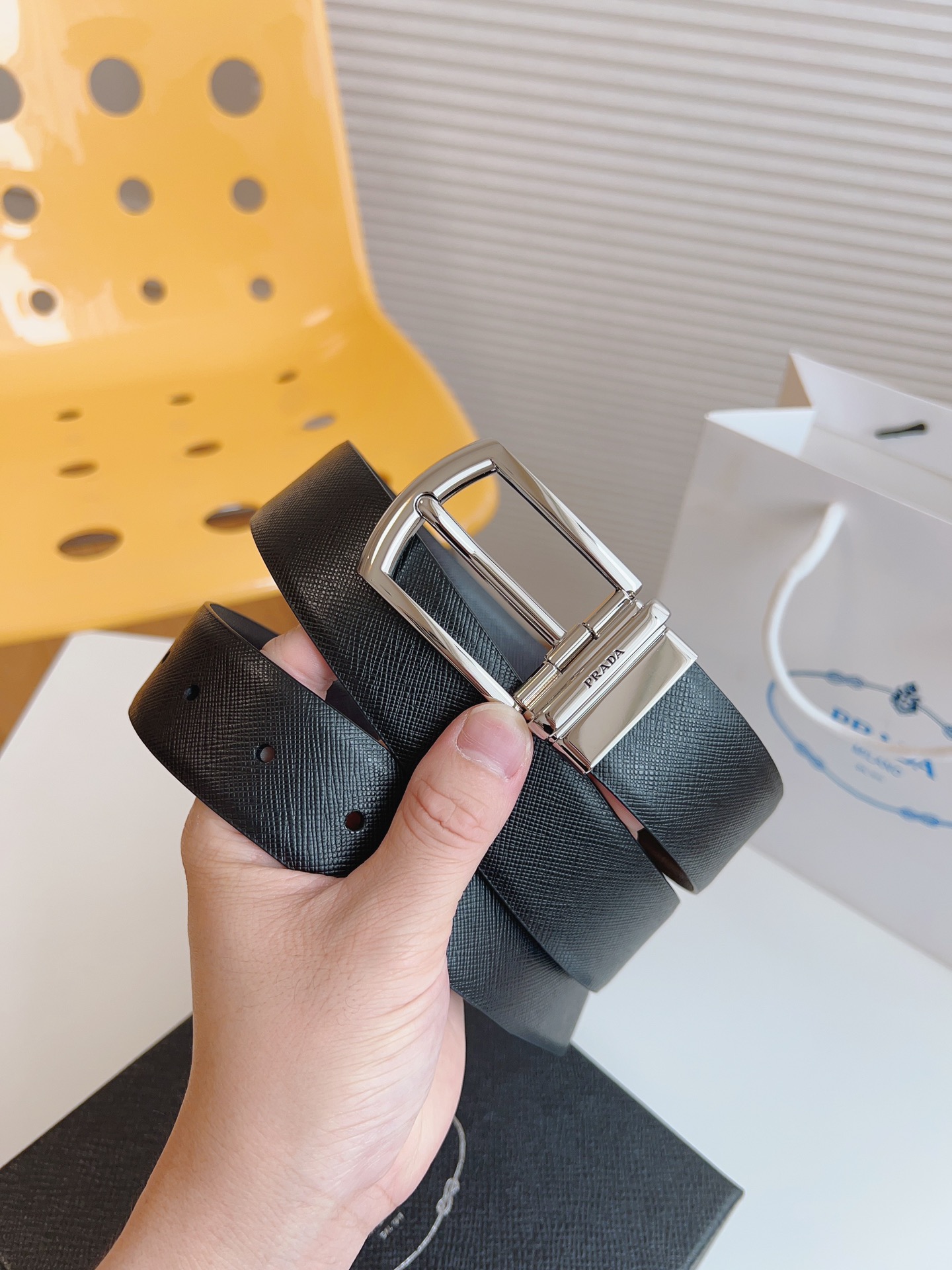 Prada Leather Belt M