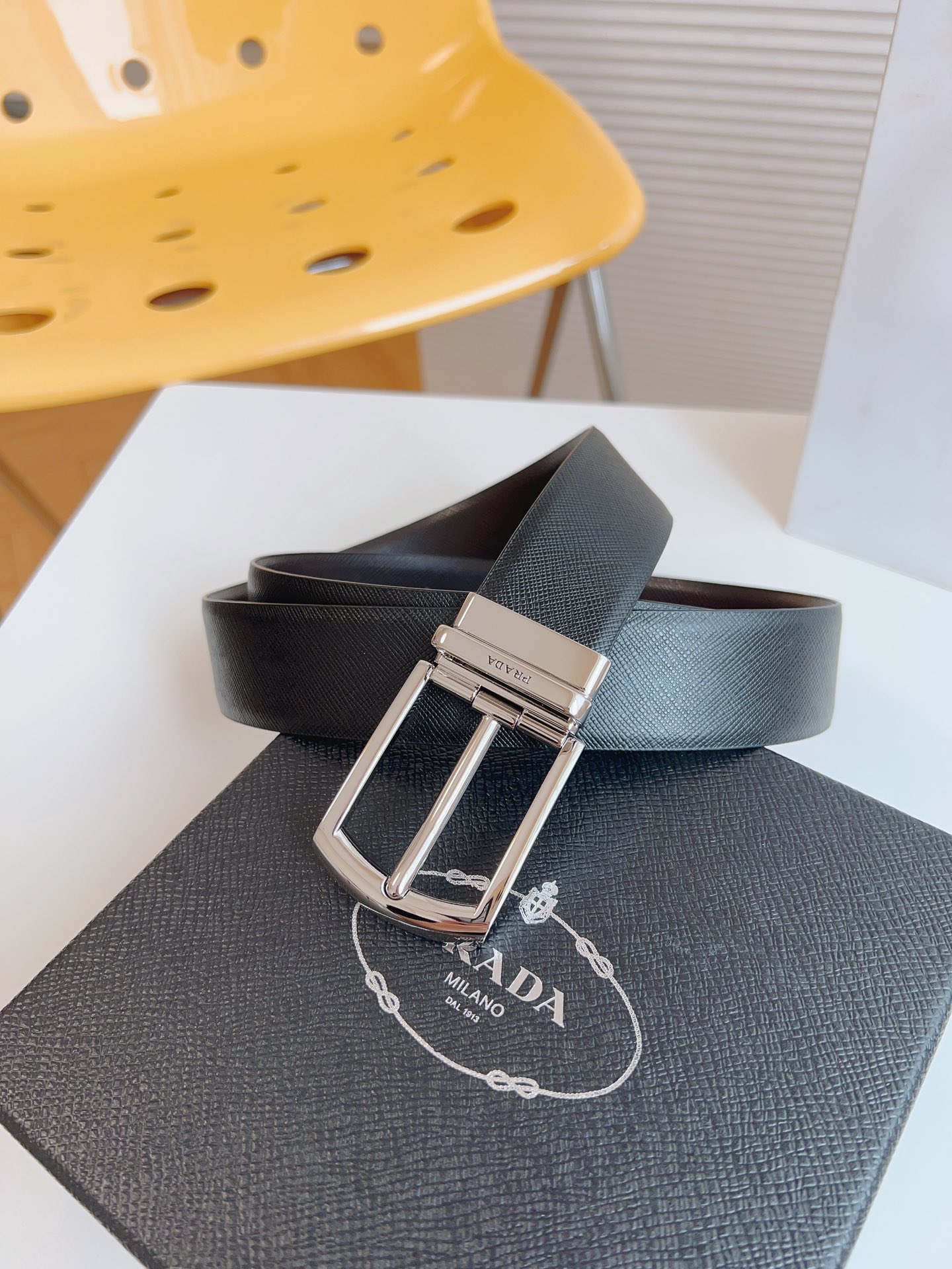 Prada Leather Belt M