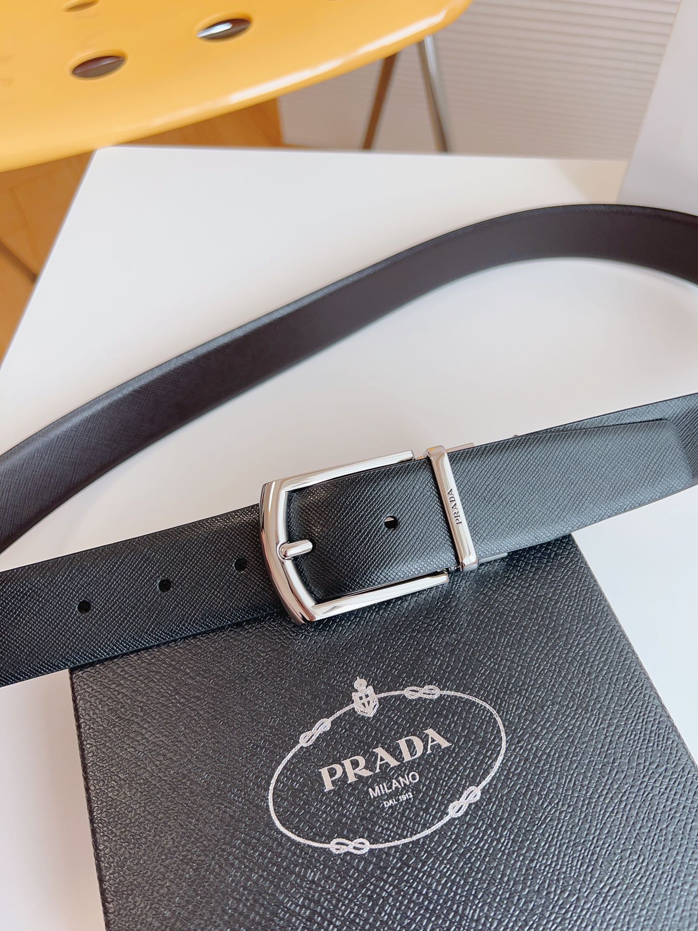Prada Leather Belt M