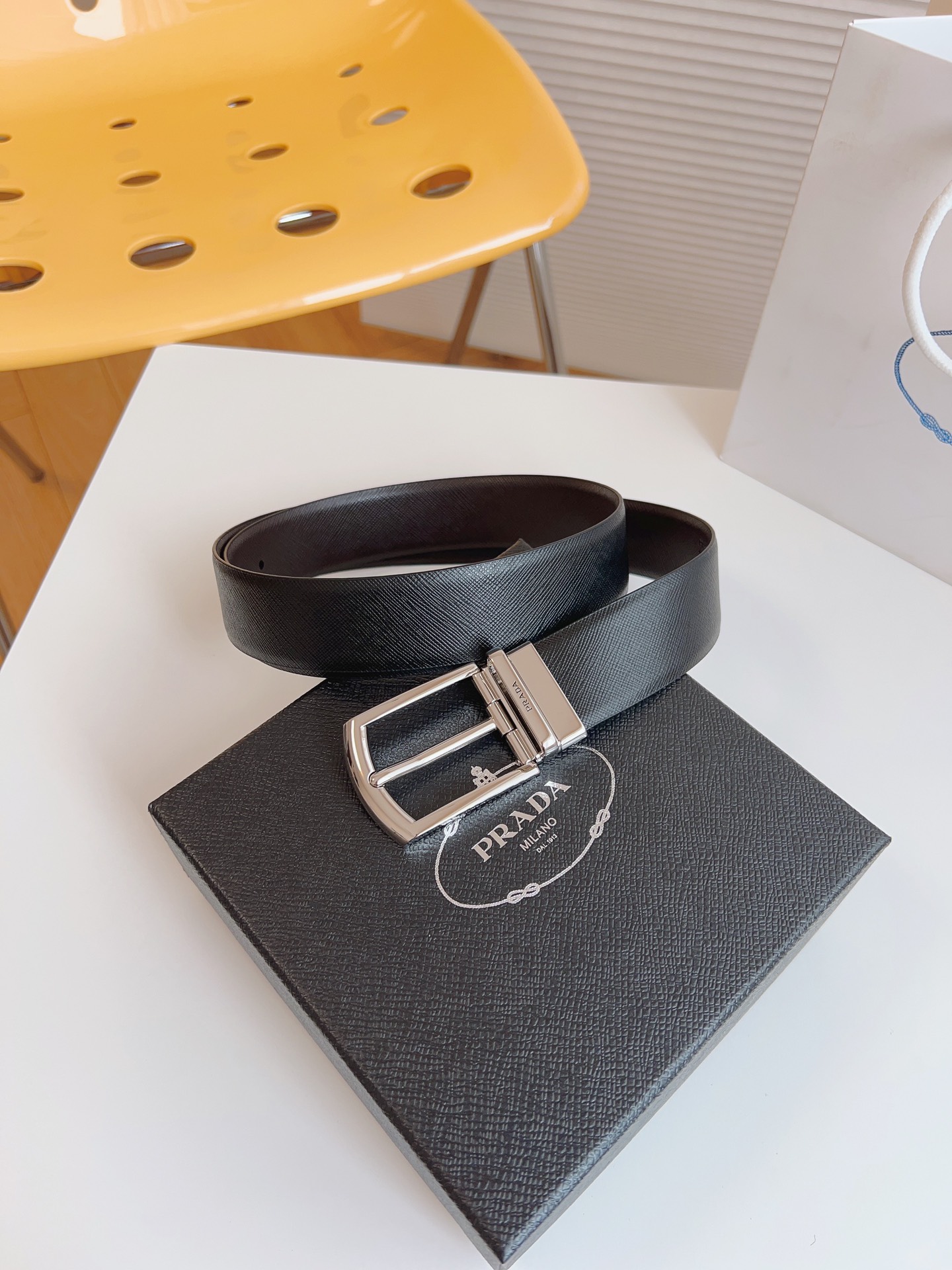 Prada Leather Belt M