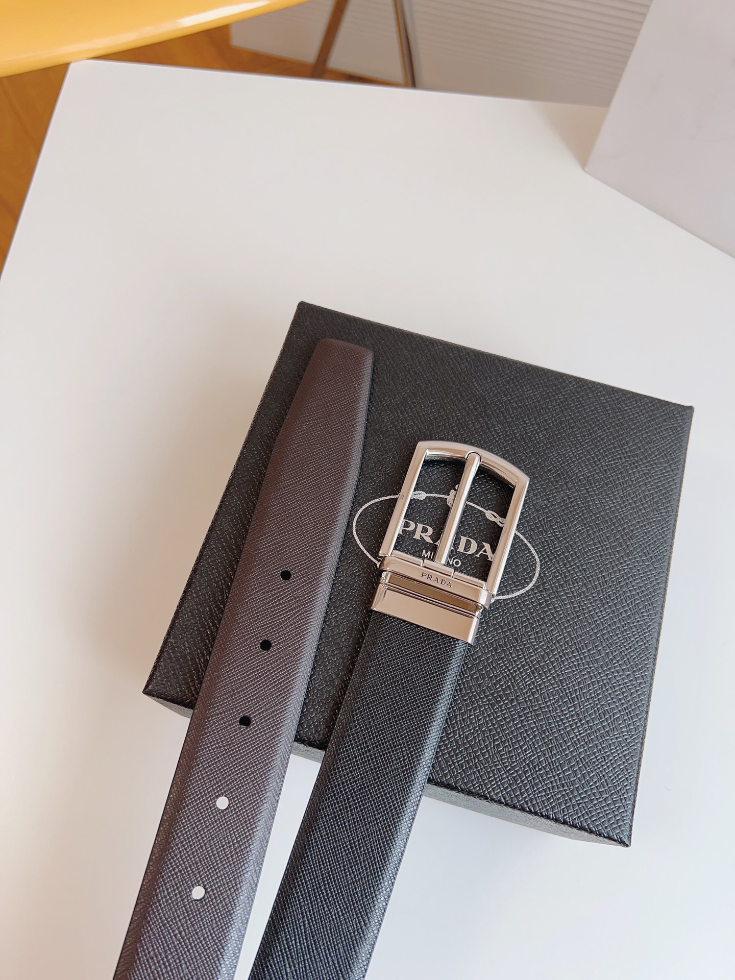 Prada Leather Belt M