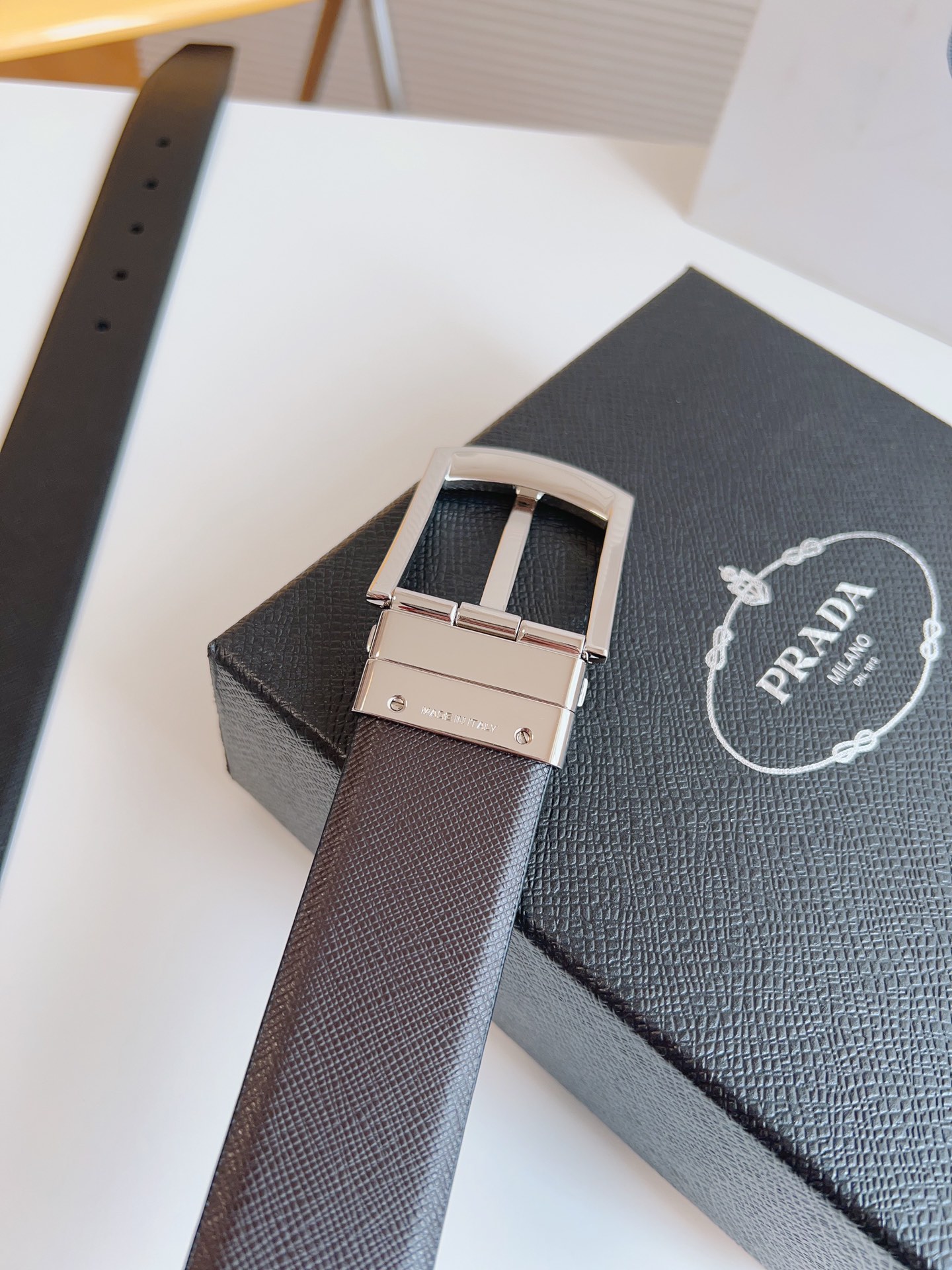 Prada Leather Belt M