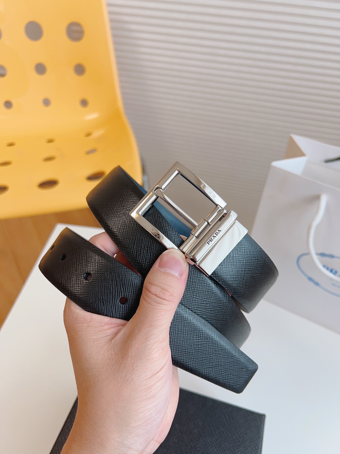 Prada Leather Belt M