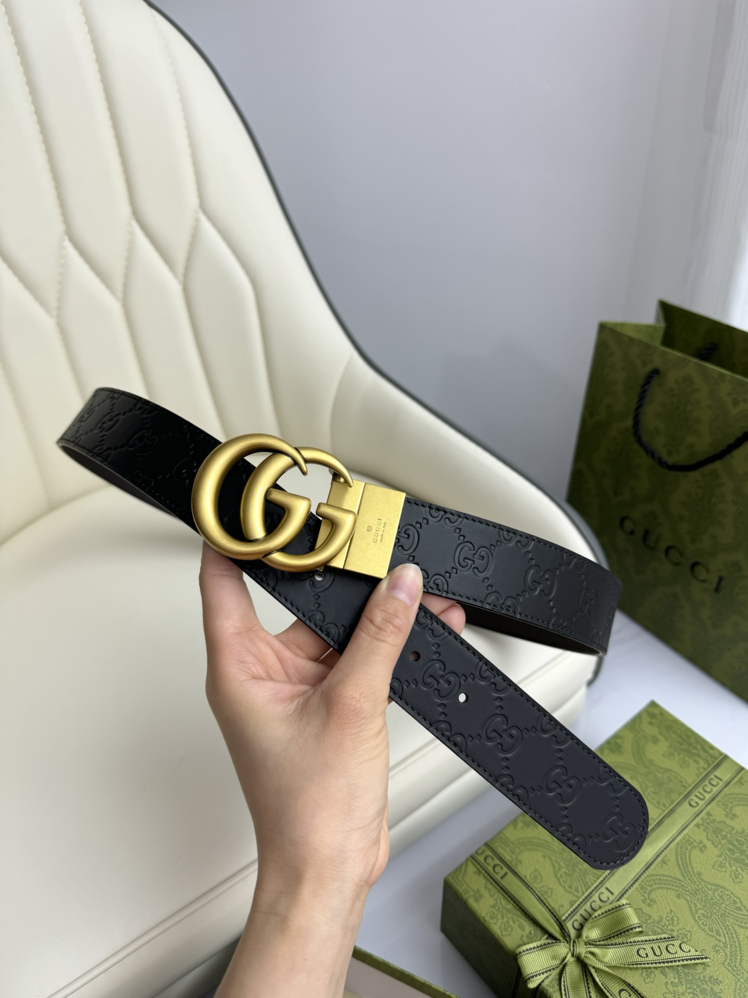 Gucci Male Basic Belt M