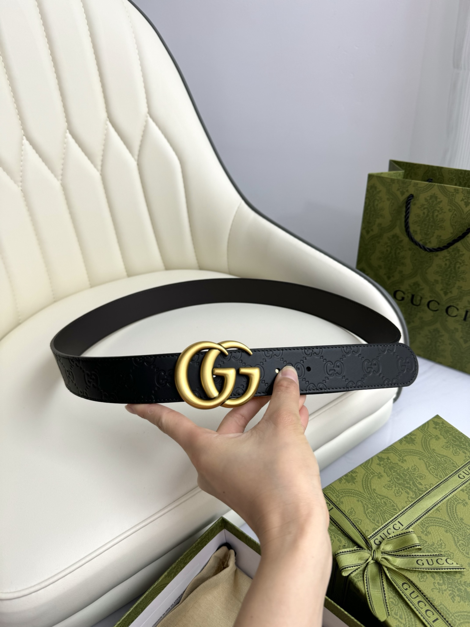 Gucci Male Basic Belt M