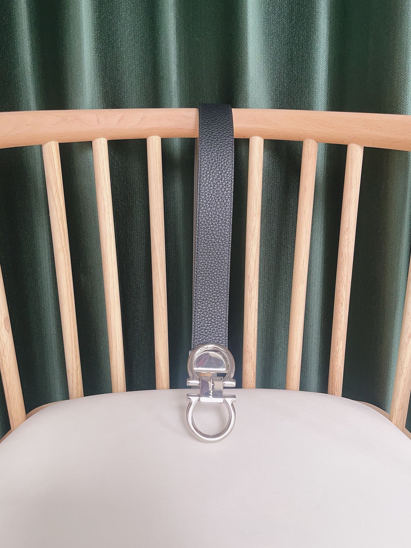 Salvatore Ferragamo Leather Belt Top Grain Leather S-m-l