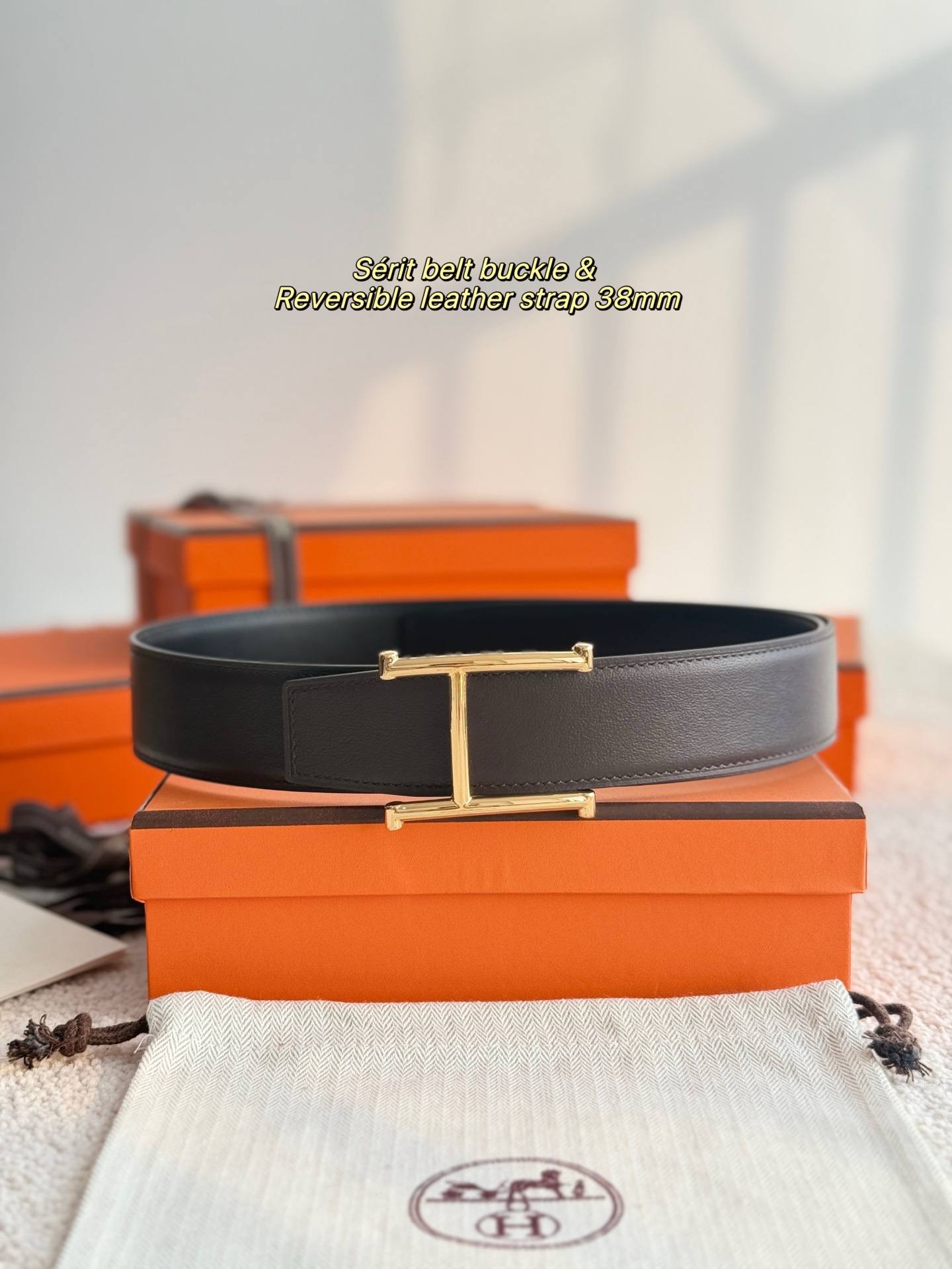 Male Basic Belt Black 38mm-s