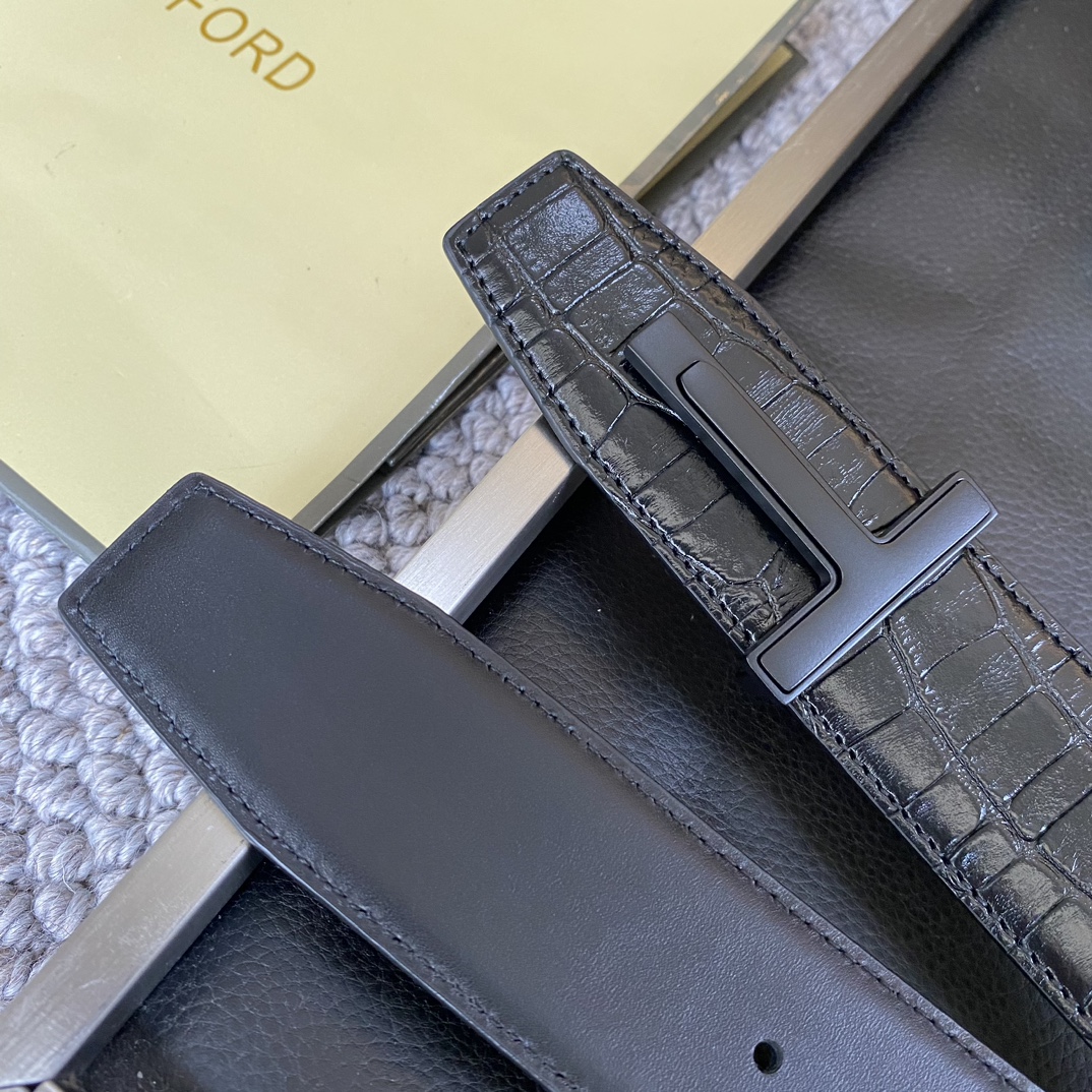 Tom Ford Male Basic Belt Cow Leather M