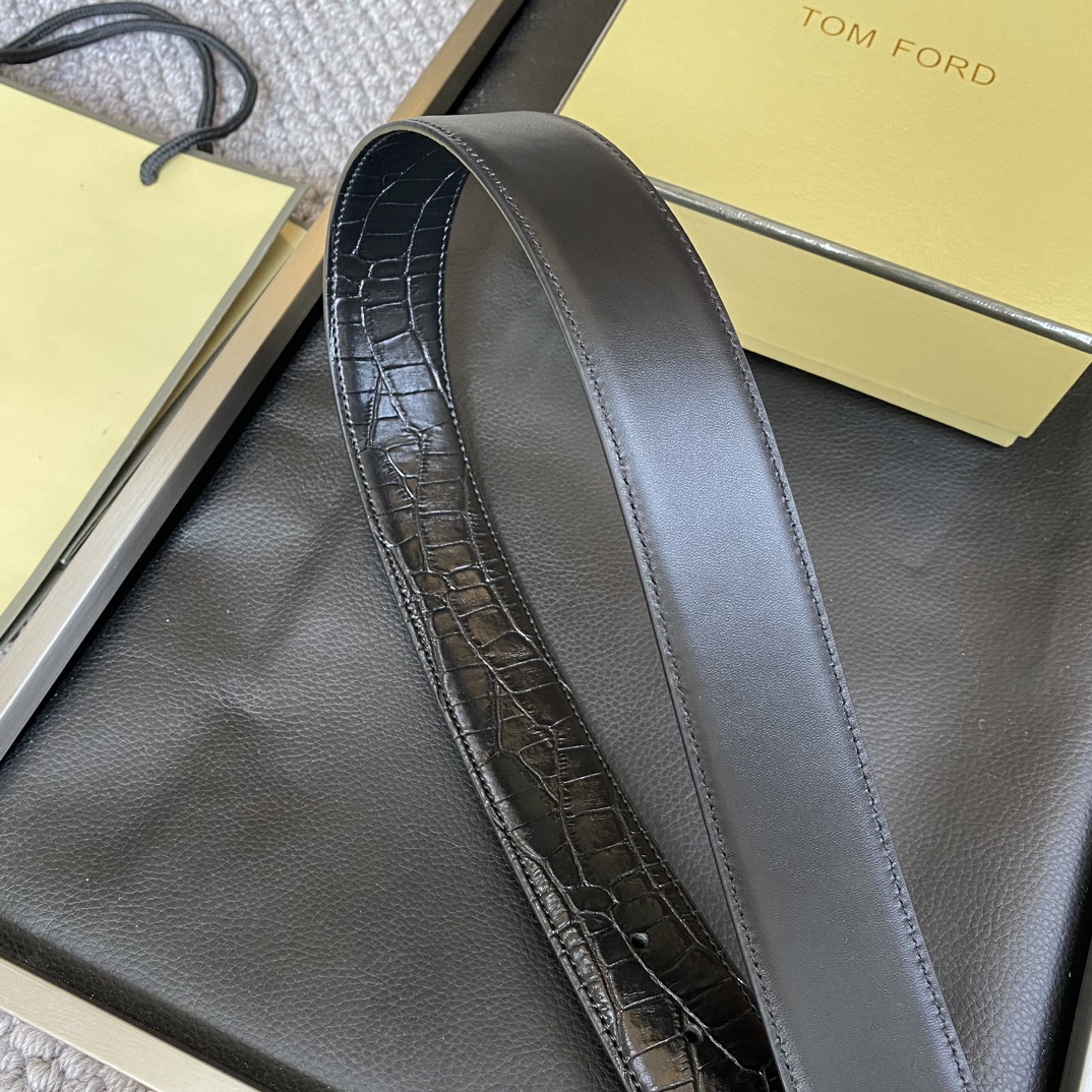 Tom Ford Male Basic Belt Cow Leather M