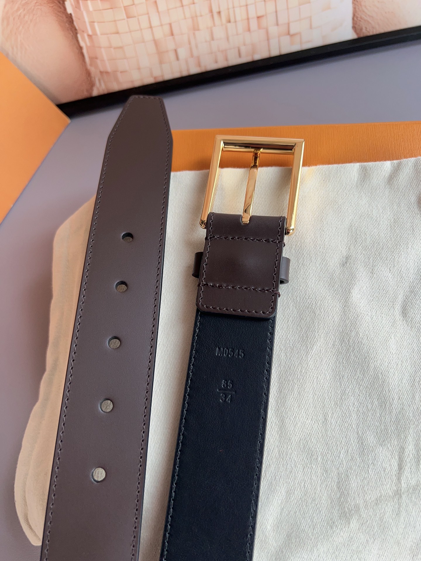 Basic Belt Cow Leather M