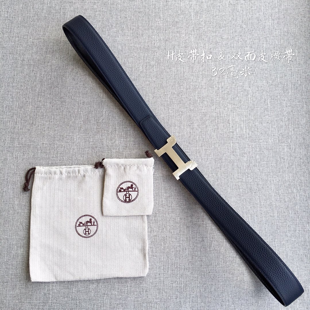 Hermès Male Leather Belt Cow Leather 38mm-s-m-l