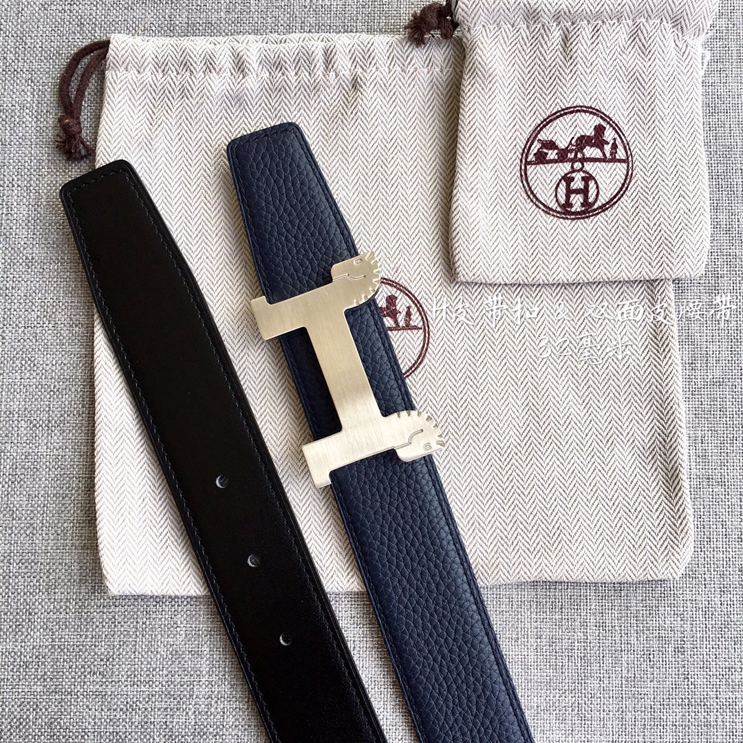 Hermès Male Leather Belt Cow Leather 38mm-s-m-l