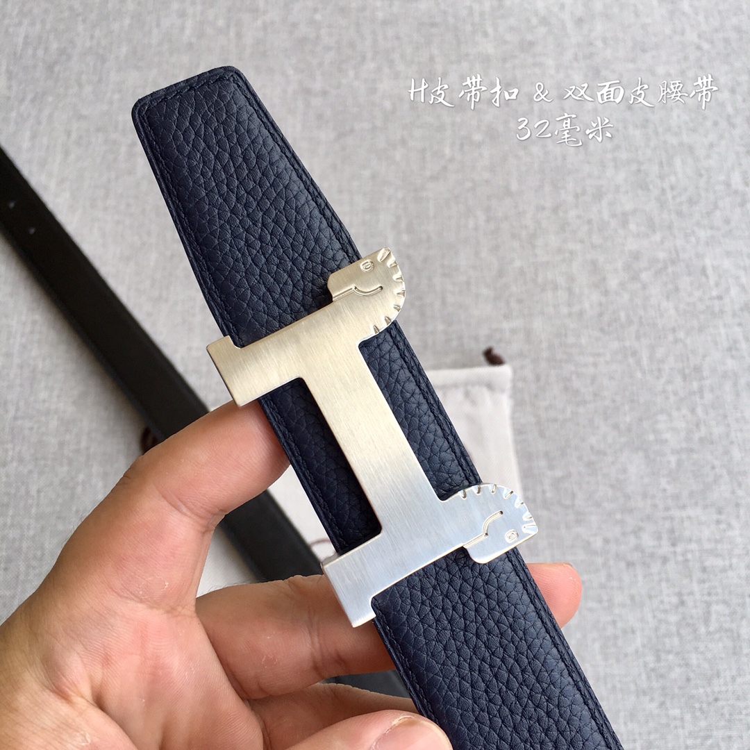 Hermès Male Leather Belt Cow Leather 38mm-s-m-l
