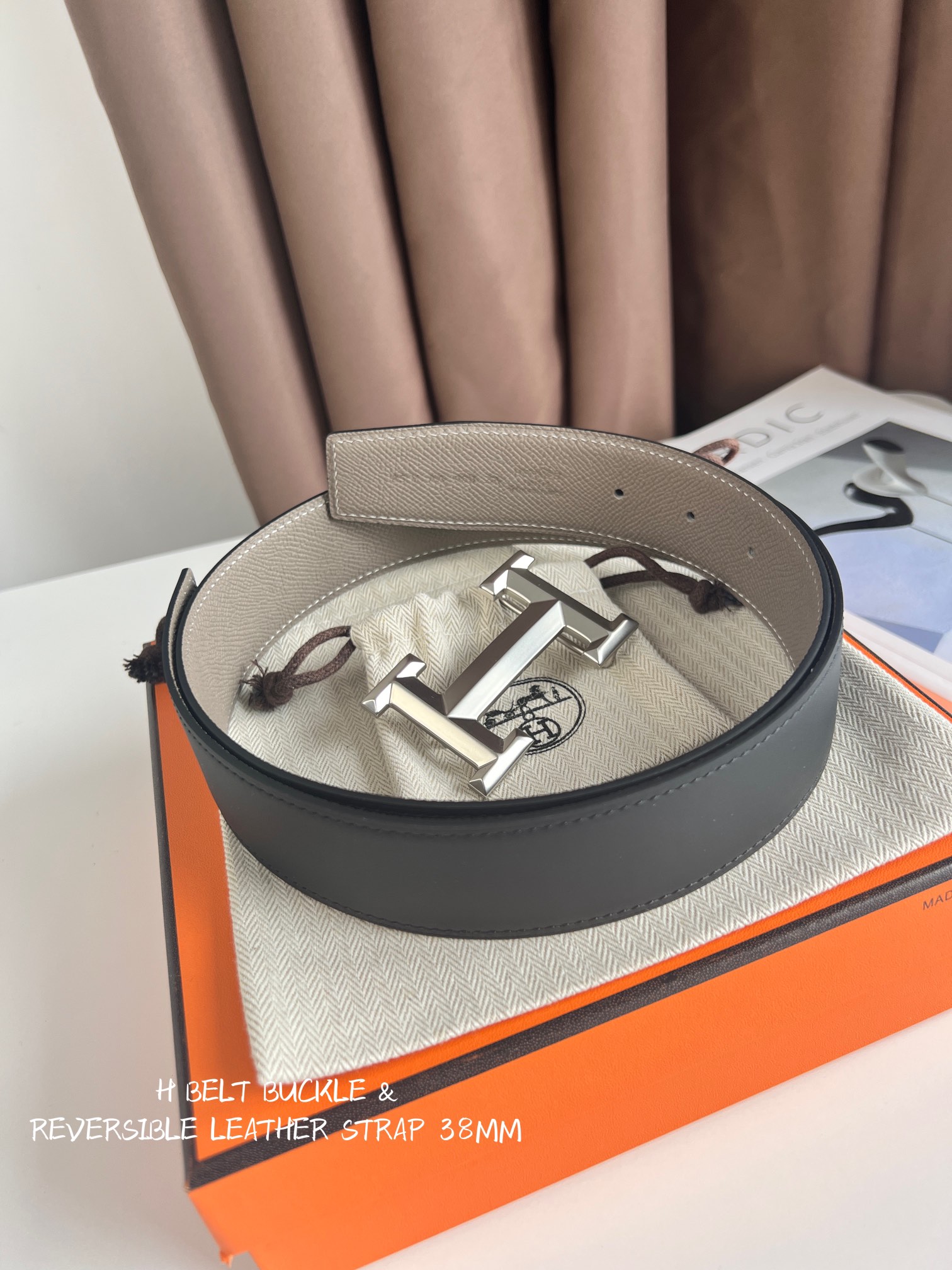 Hermès Male Basic Belt 38mm-s-m-l