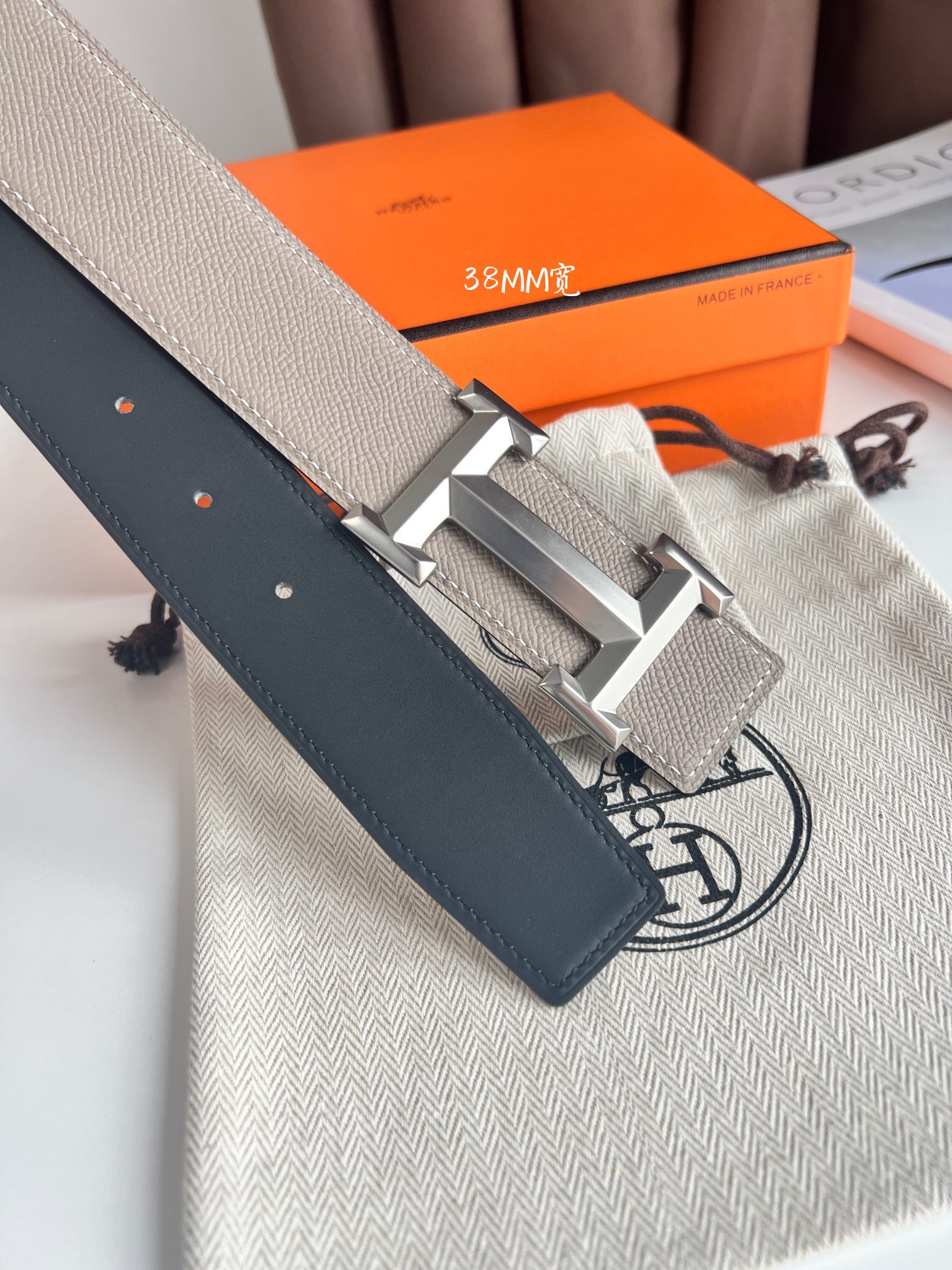 Hermès Male Basic Belt 38mm-s-m-l