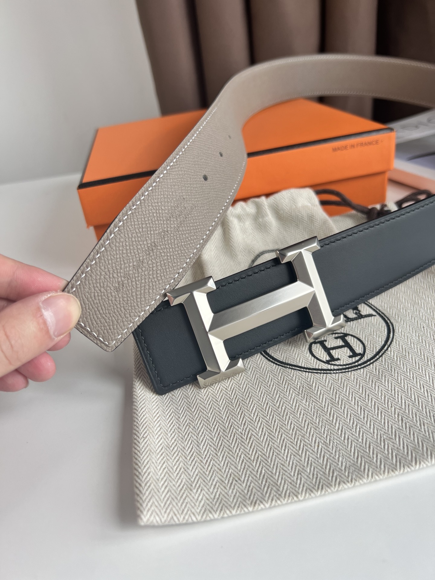 Hermès Male Basic Belt 38mm-s-m-l