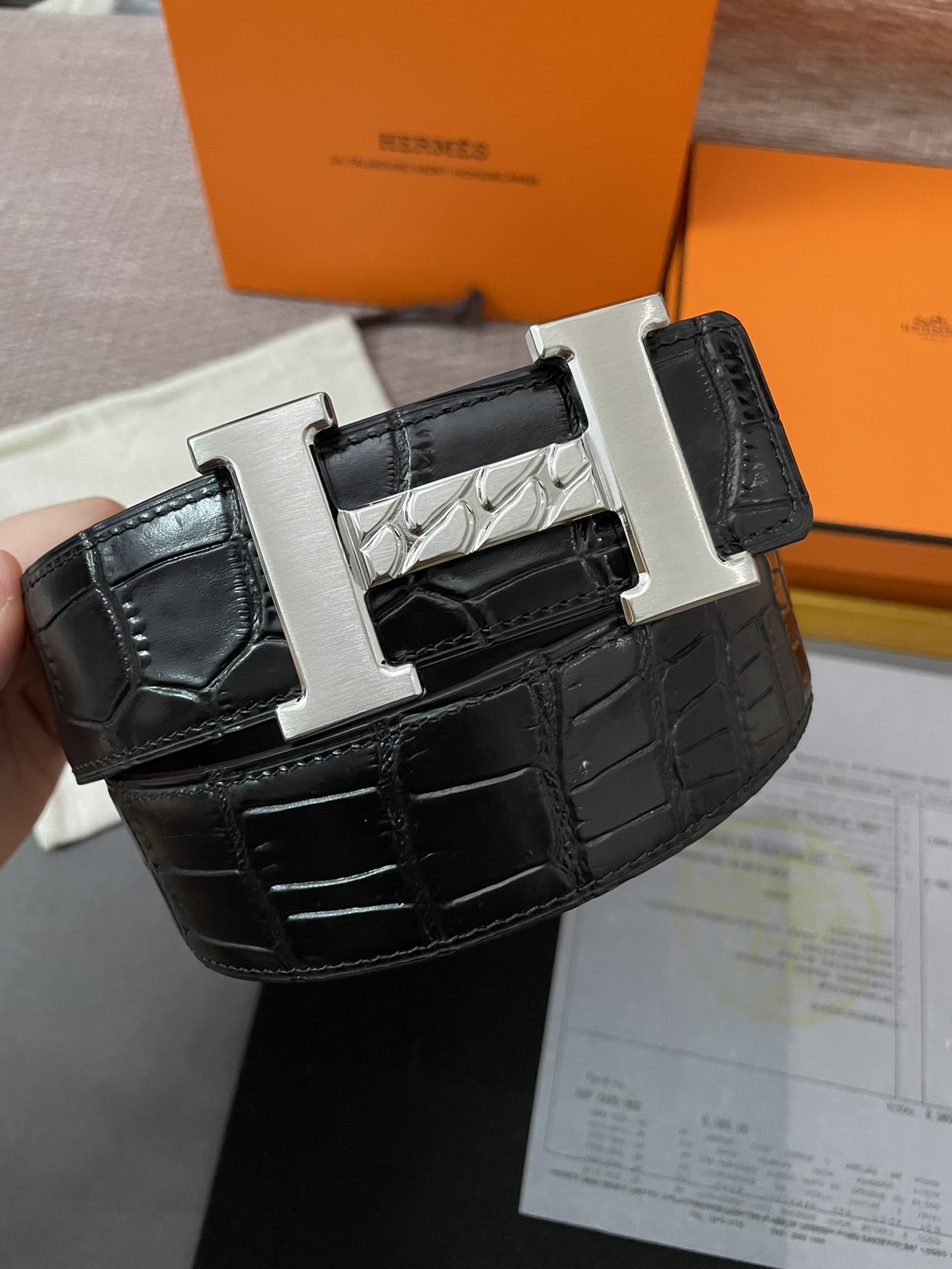Hermès Male Basic Belt Cow Leather M