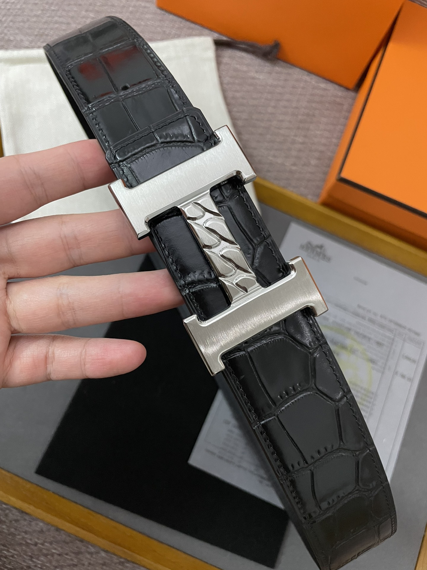 Hermès Male Basic Belt Cow Leather M