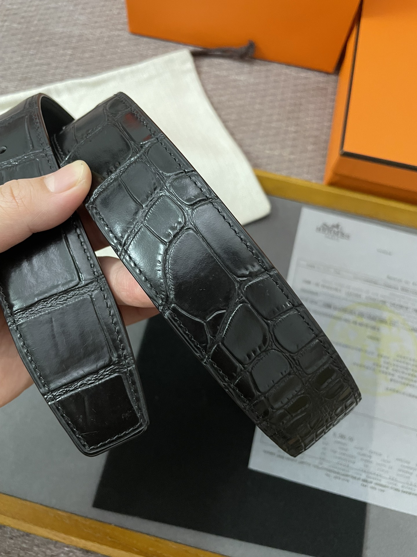 Hermès Male Basic Belt Cow Leather M