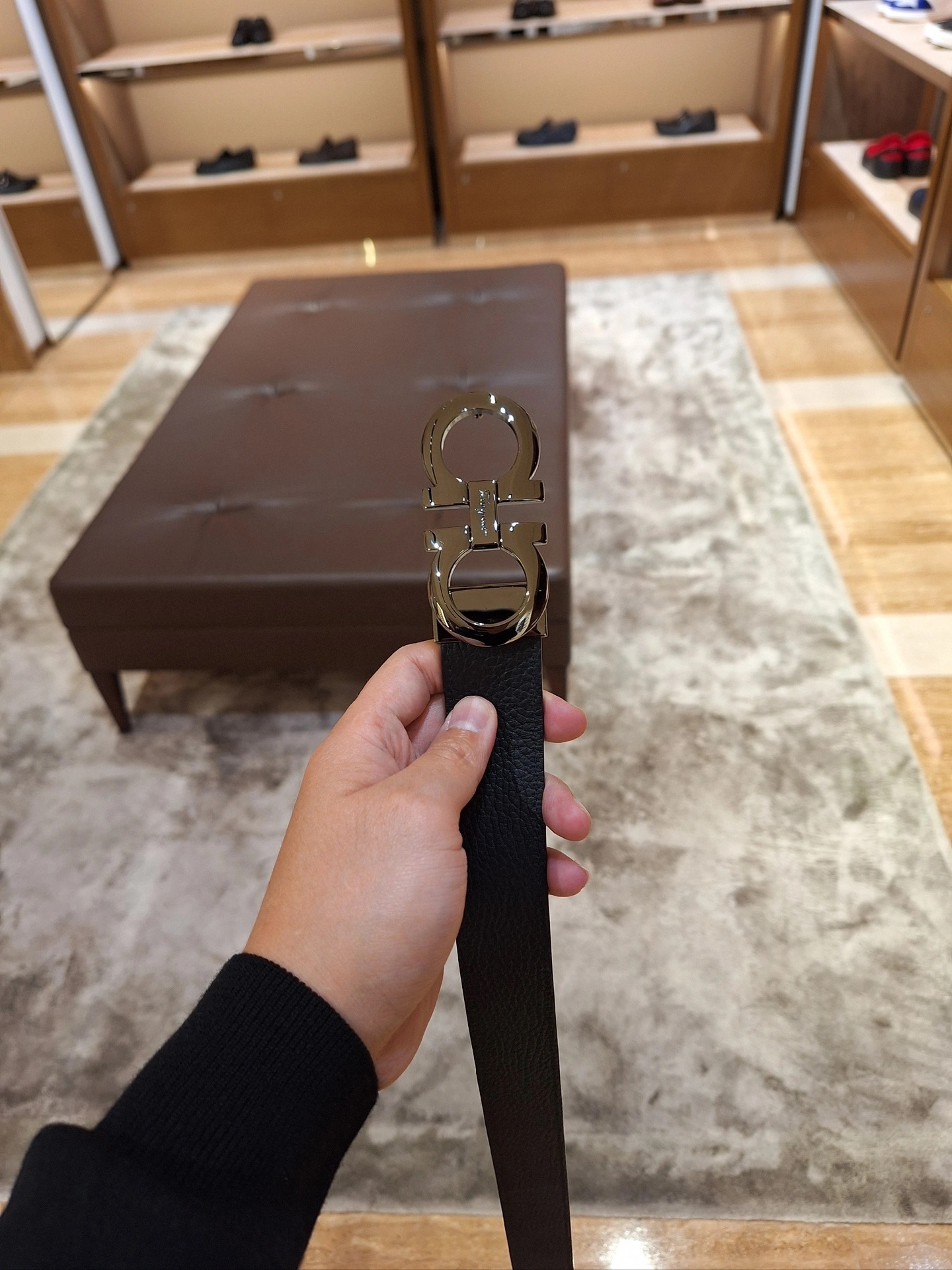 Salvatore Ferragamo Leather Belt S