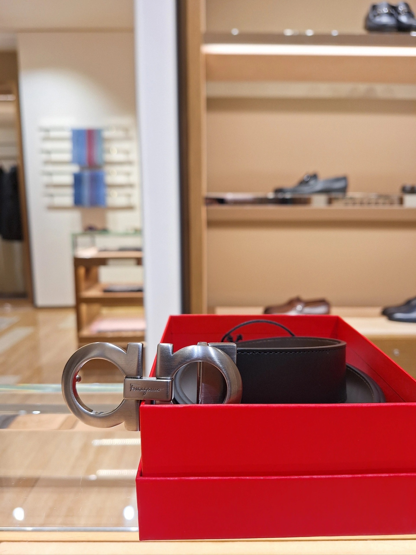 Salvatore Ferragamo Leather Belt S