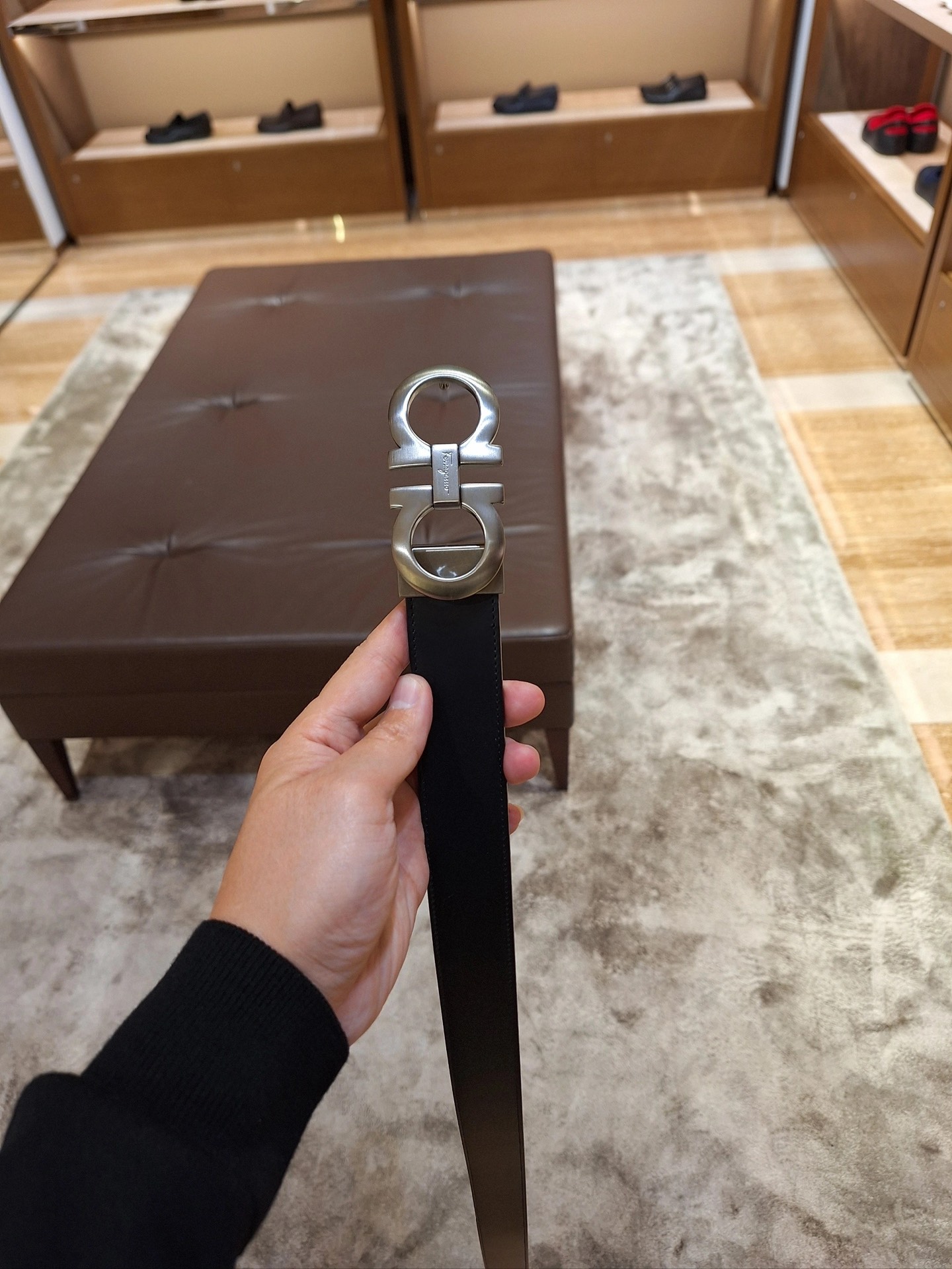 Salvatore Ferragamo Leather Belt S