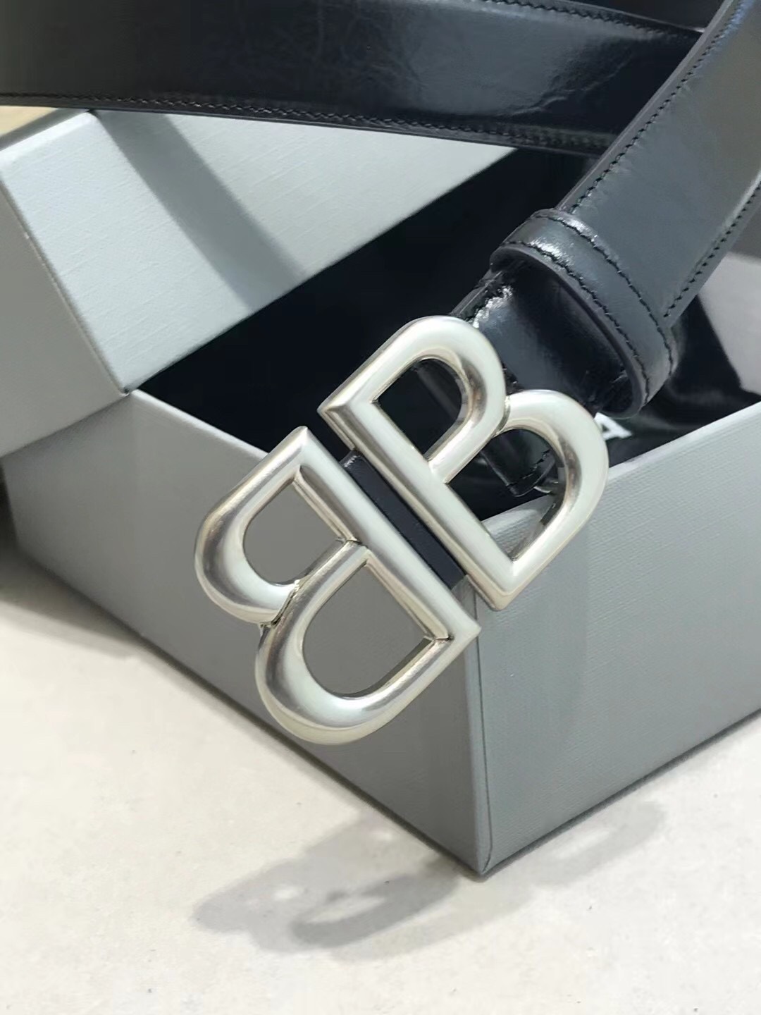 Balenciaga Basic Belt Black 30mm-l