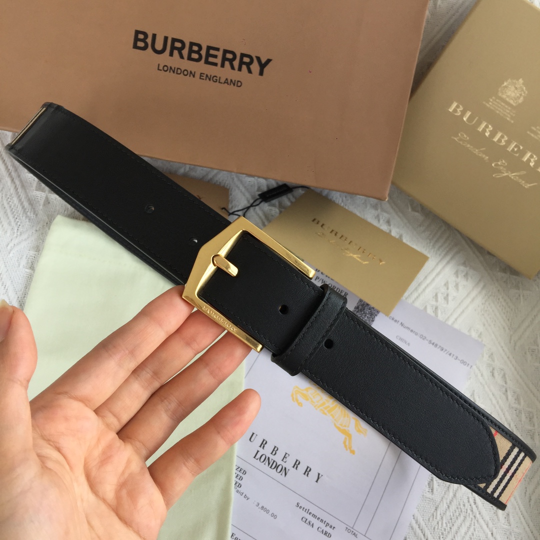 Burberry Leather Belt 35mm