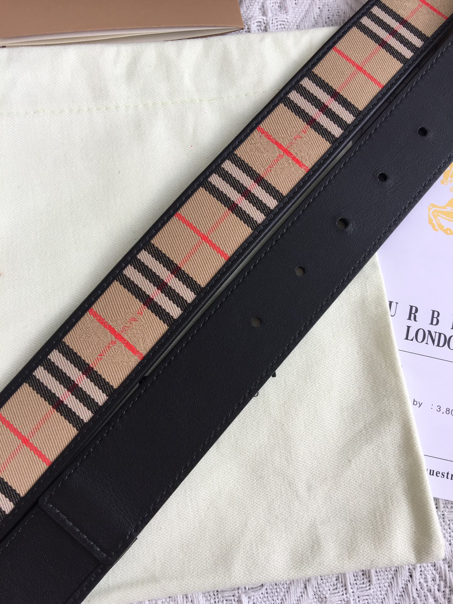 Burberry Leather Belt 35mm