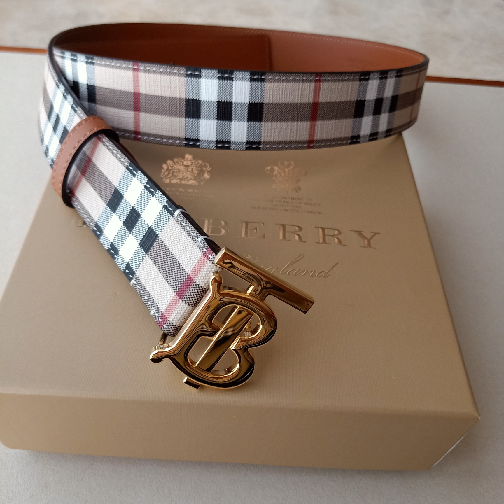 Burberry Basic Belt Top Grain Leather 35mm