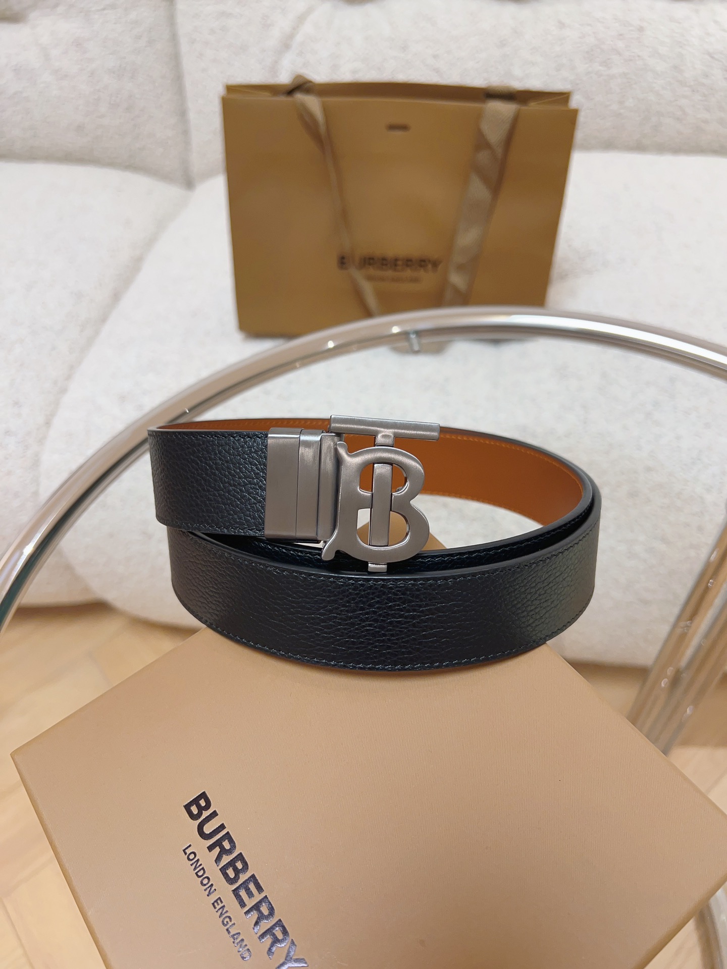 Burberry Male Basic Belt Cow Leather M