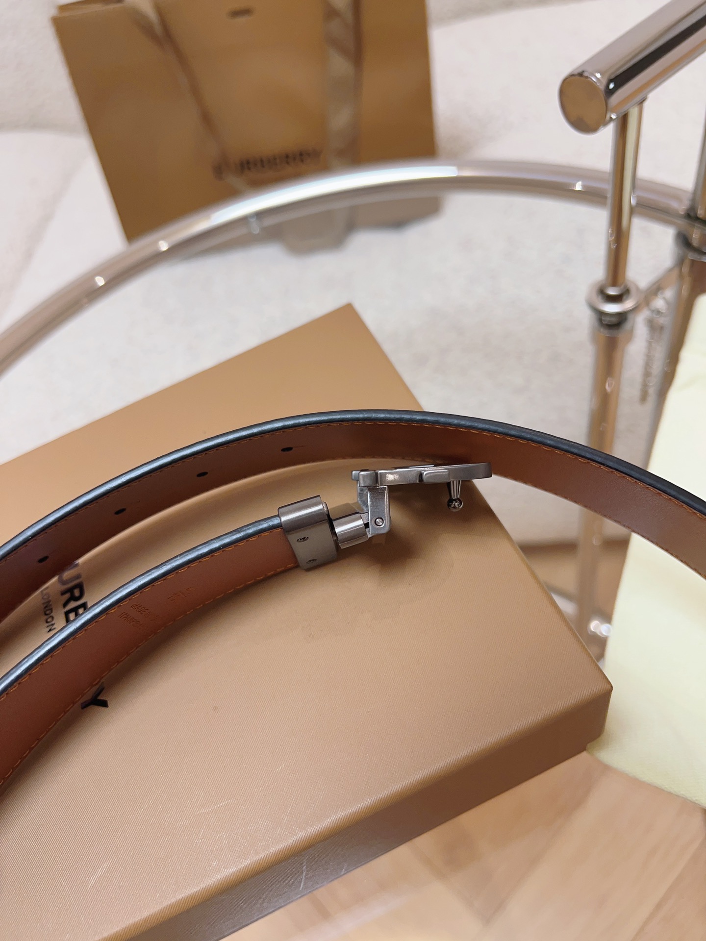 Burberry Male Basic Belt Cow Leather M