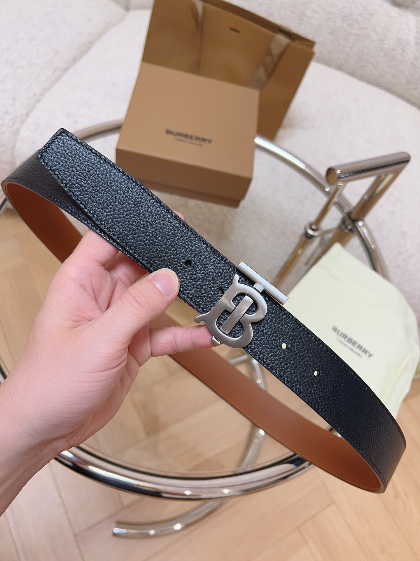 Burberry Male Basic Belt Cow Leather M