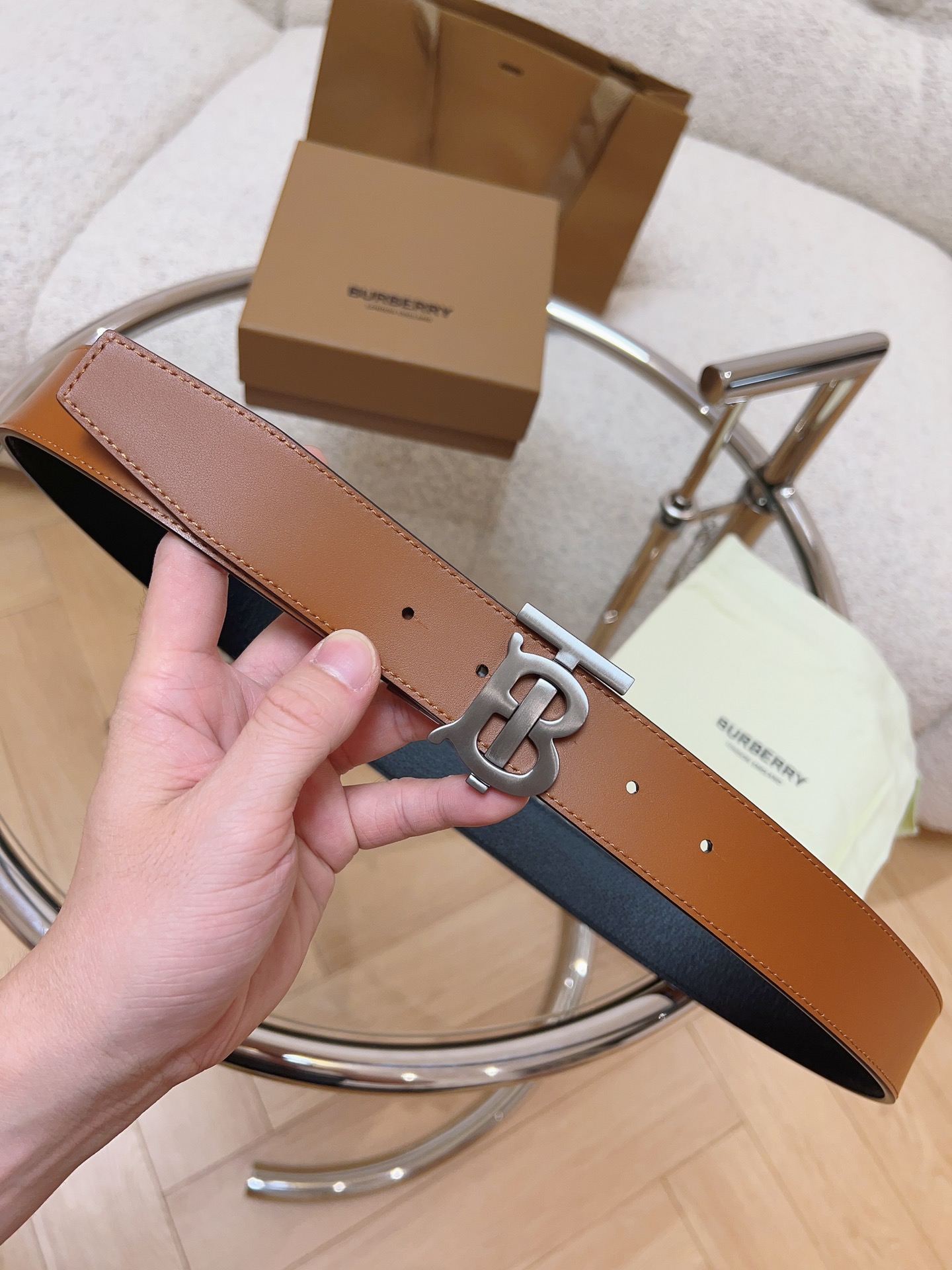 Burberry Male Basic Belt Cow Leather M