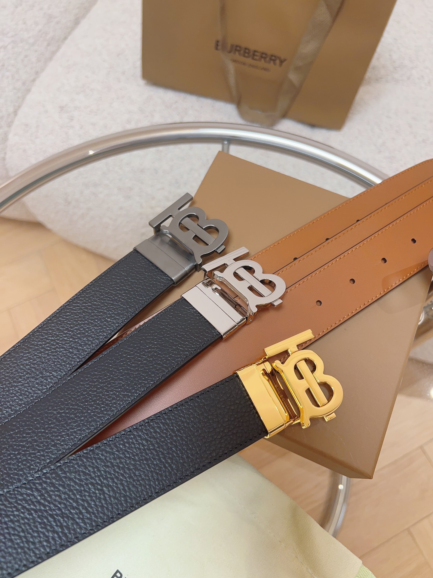 Burberry Male Basic Belt Cow Leather M