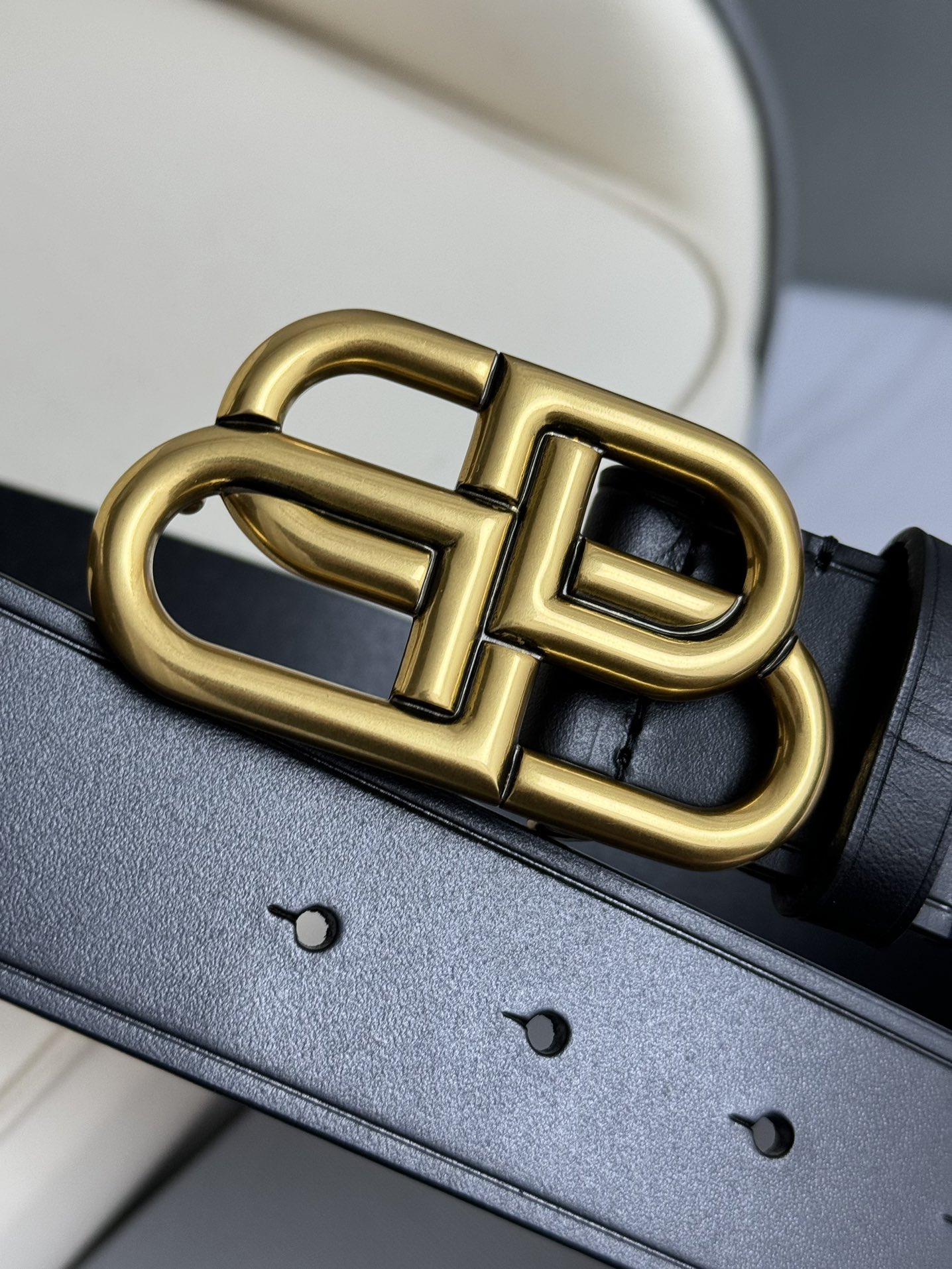 Balenciaga Basic Belt Cow Leather M-l