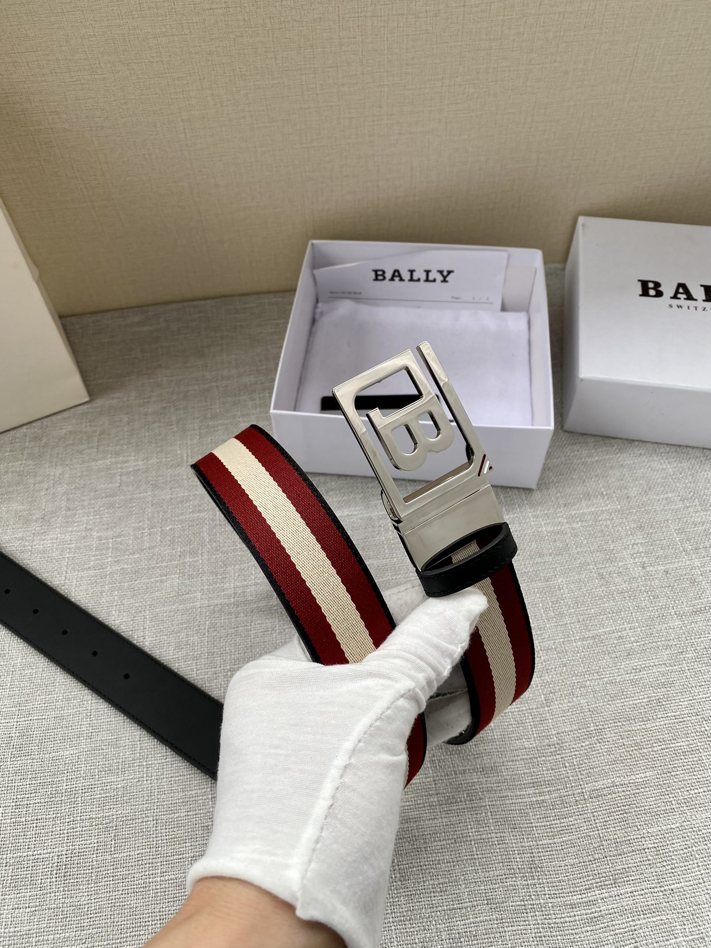 Bally Male Basic Belt S-l