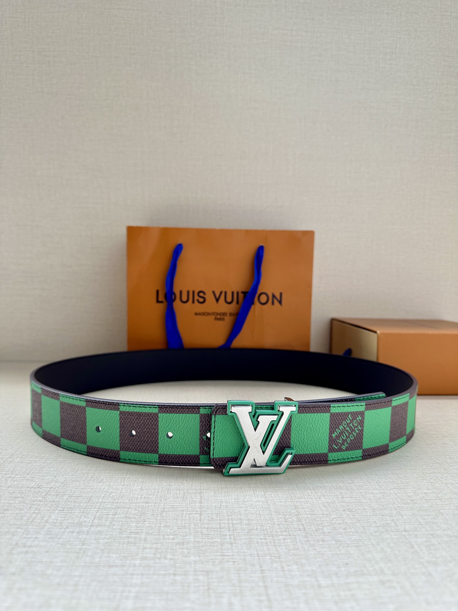 Louis Vuitton Male Basic Belt Cow Leather S-m-l