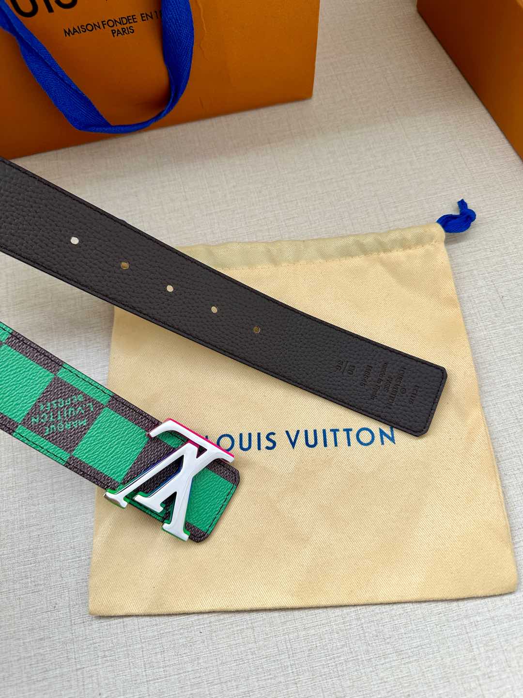 Louis Vuitton Male Basic Belt Cow Leather S-m-l