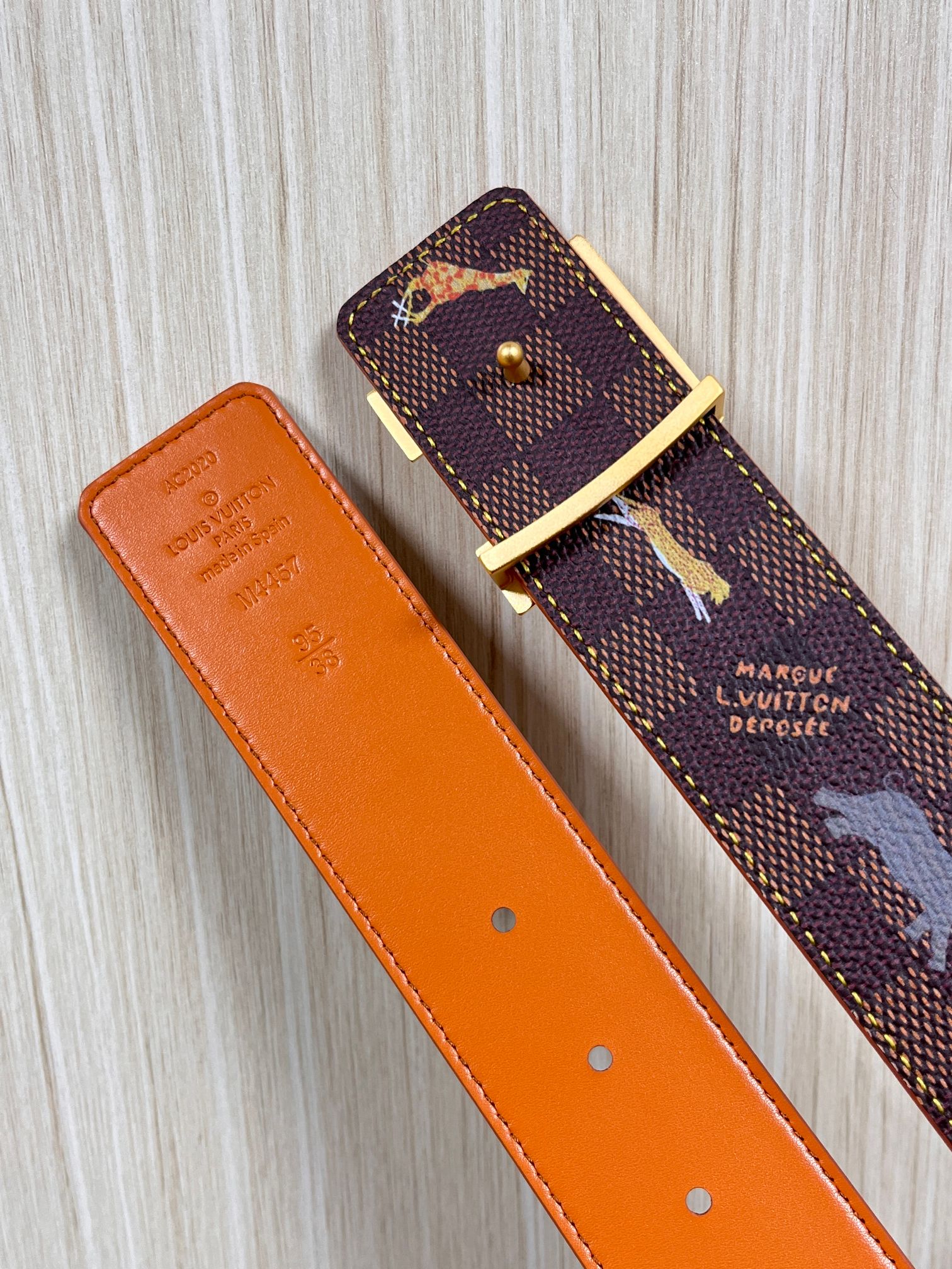 Louis Vuitton Canvas Belt Canvas S-m-l