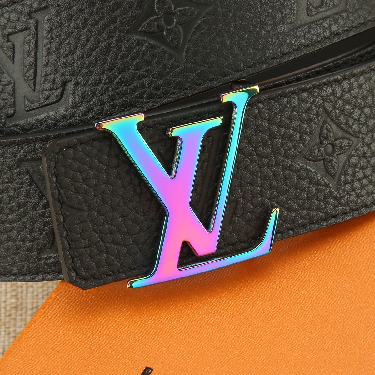 Louis Vuitton Male Basic Belt Cow Leather S-m-l