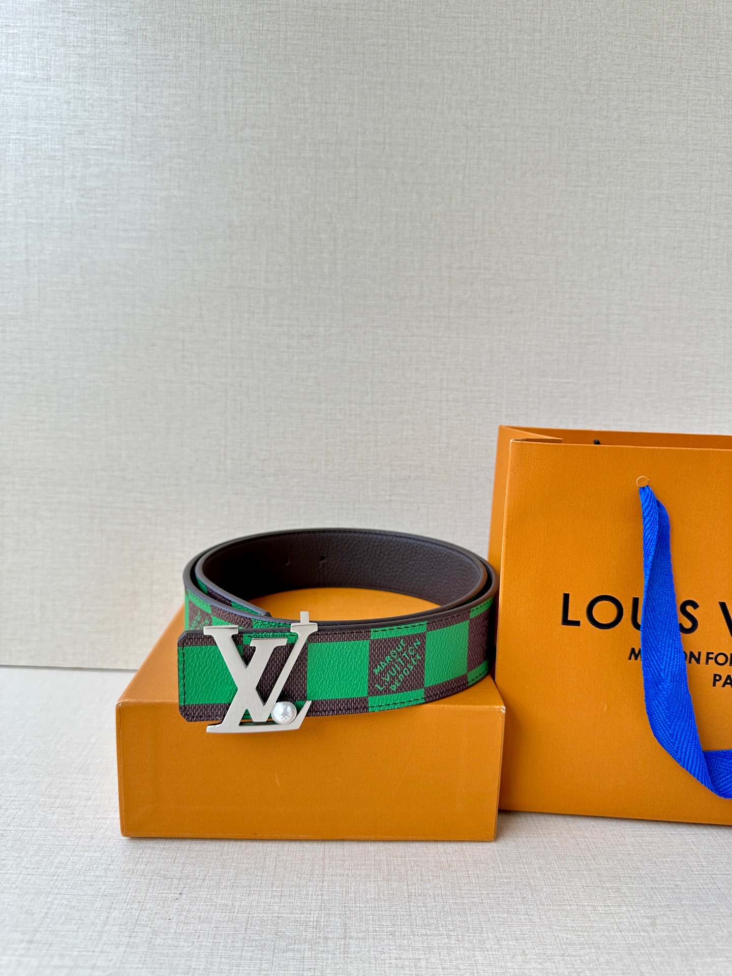 Louis Vuitton Male Basic Belt Cow Leather S-m-l