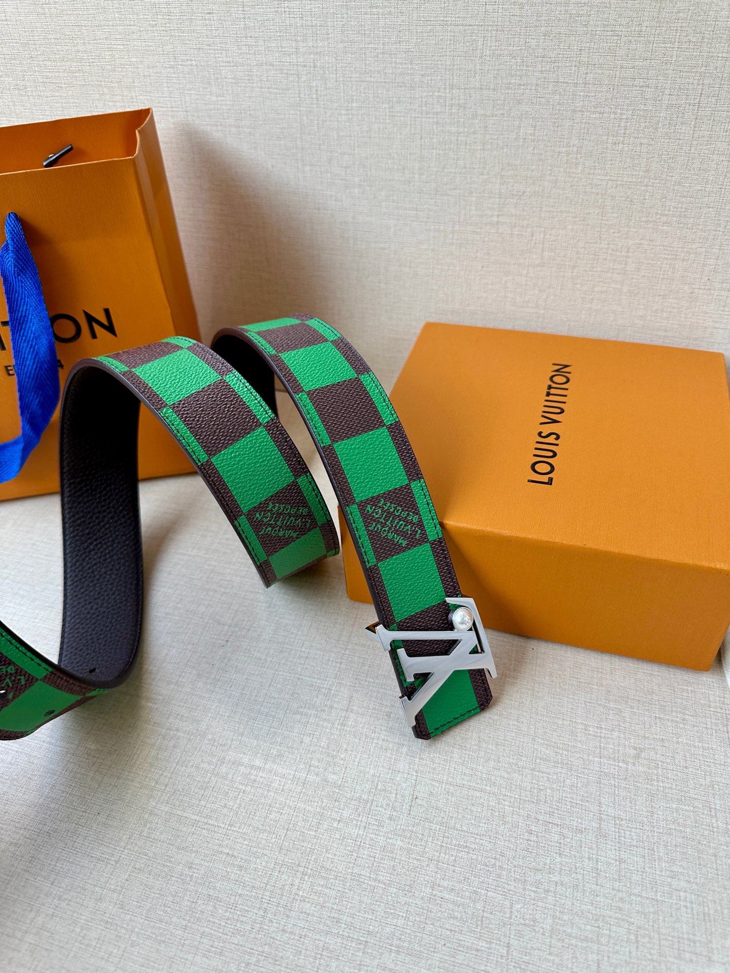 Louis Vuitton Male Basic Belt Cow Leather S-m-l