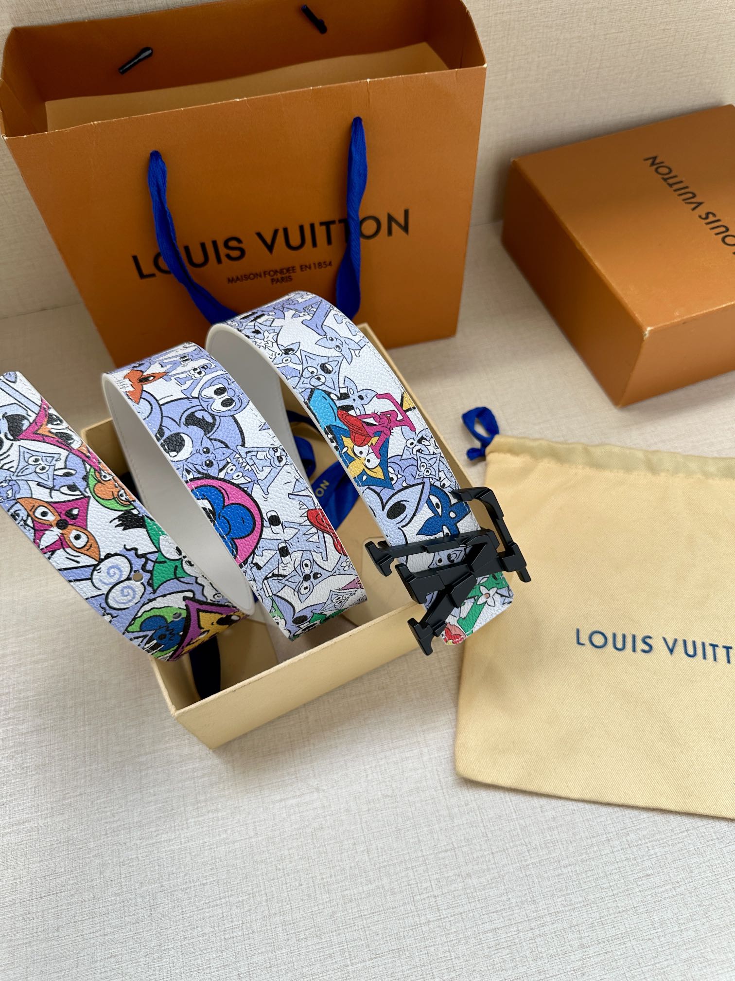 Louis Vuitton Basic Belt Cow Leather S-m-l