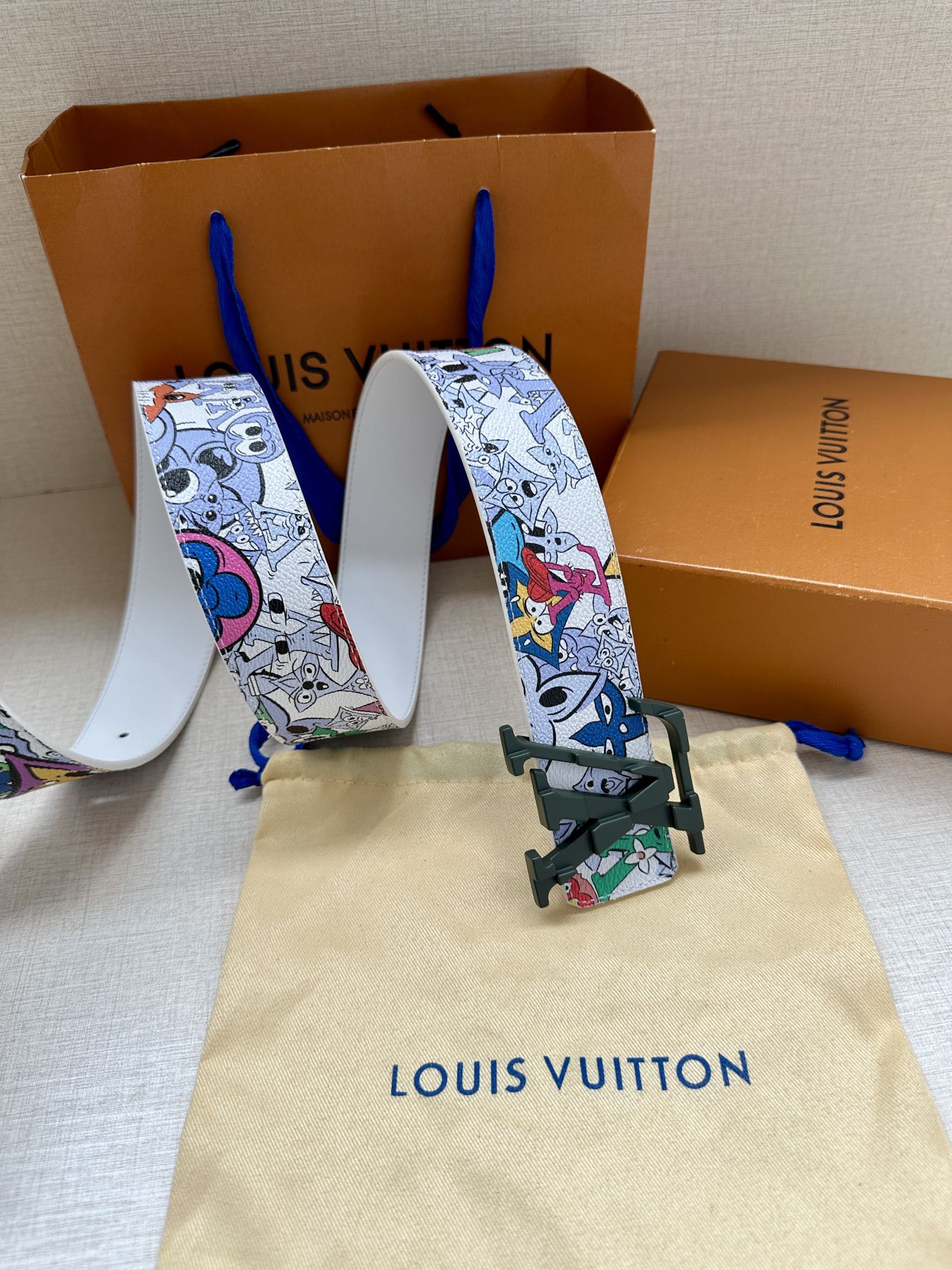 Louis Vuitton Basic Belt Cow Leather S-m-l