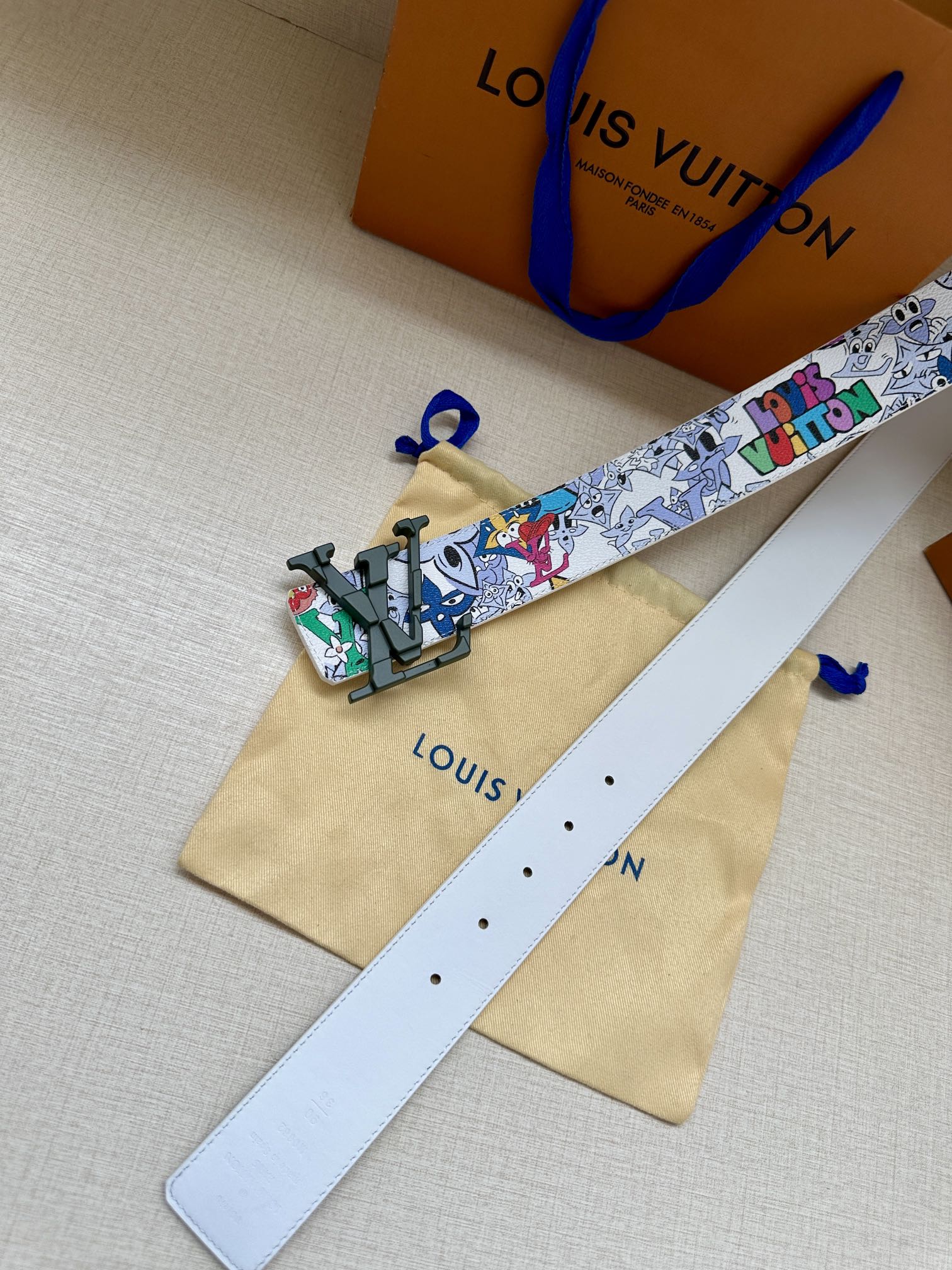 Louis Vuitton Basic Belt Cow Leather S-m-l