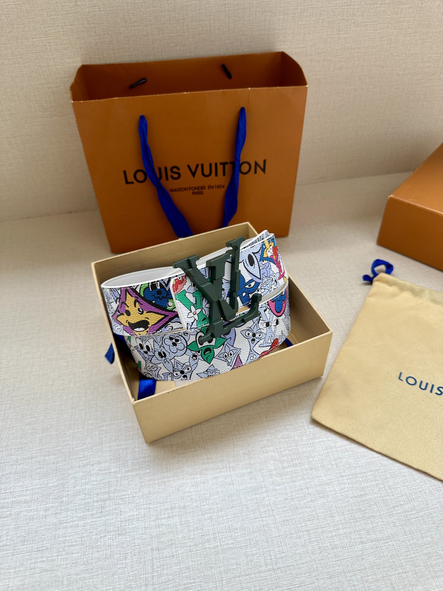 Louis Vuitton Basic Belt Cow Leather S-m-l