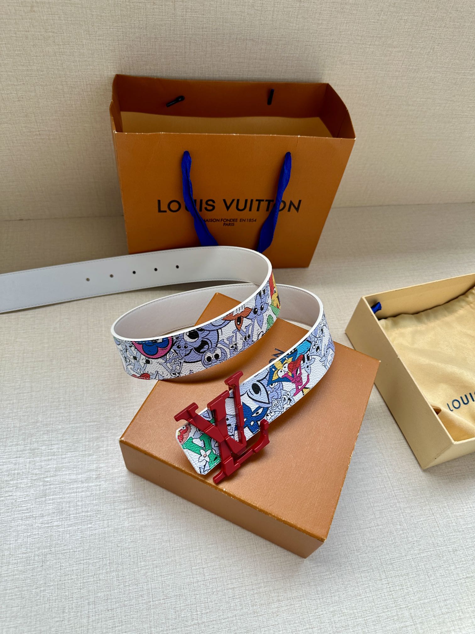 Louis Vuitton Basic Belt Cow Leather S-m-l